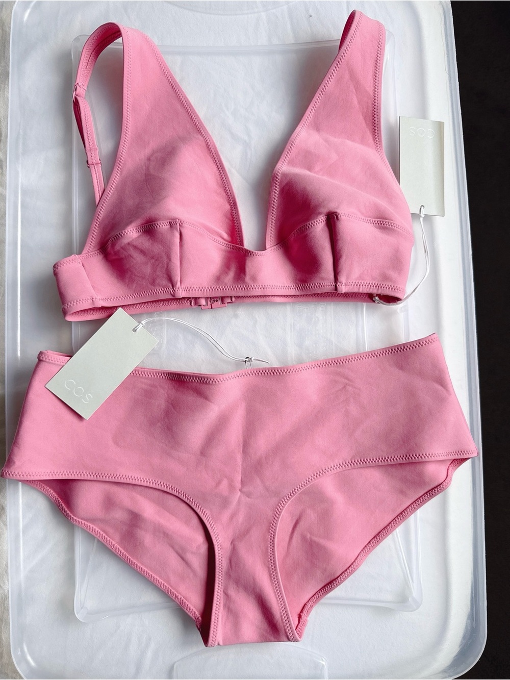 COS pink bikini size 6